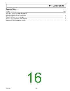 浏览型号OP727ARUZ的Datasheet PDF文件第16页