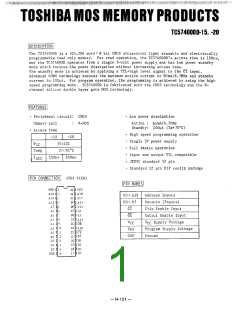 浏览型号TC574000D-15的Datasheet PDF文件第1页