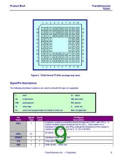 浏览型号TDOTG243-R00C的Datasheet PDF文件第9页