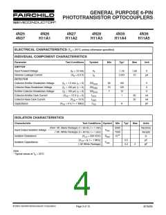 浏览型号4N36-M的Datasheet PDF文件第4页