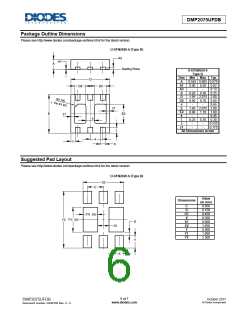 浏览型号DMP2075UFDB-13的Datasheet PDF文件第6页