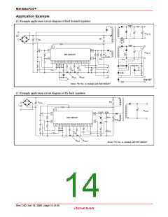 浏览型号M51995AFP#CF0J的Datasheet PDF文件第14页