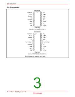 浏览型号M51995AFP#CF0J的Datasheet PDF文件第3页