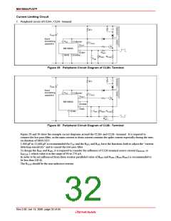 浏览型号M51995AFP#CF0J的Datasheet PDF文件第32页