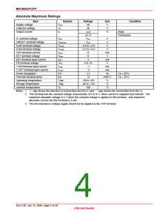 浏览型号M51995AFP#CF0J的Datasheet PDF文件第4页
