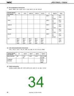 浏览型号UPD178023GC-XXX-8BT的Datasheet PDF文件第34页