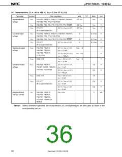 浏览型号UPD178023GC-XXX-8BT的Datasheet PDF文件第36页