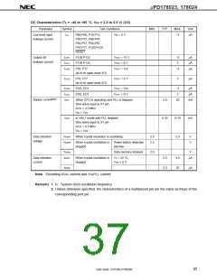 浏览型号UPD178023GC-XXX-8BT的Datasheet PDF文件第37页