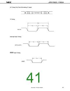 浏览型号UPD178023GC-XXX-8BT的Datasheet PDF文件第41页