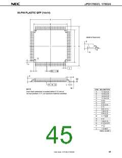 浏览型号UPD178023GC-XXX-8BT的Datasheet PDF文件第45页