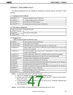 浏览型号UPD178023GC-XXX-8BT的Datasheet PDF文件第47页