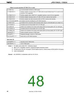 浏览型号UPD178023GC-XXX-8BT的Datasheet PDF文件第48页