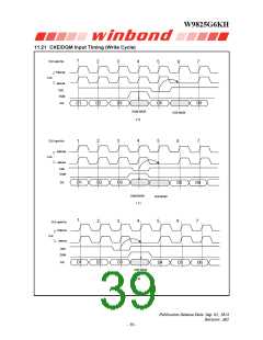 浏览型号W9825G6KH-6的Datasheet PDF文件第39页