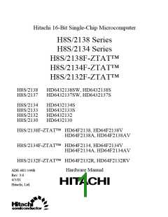 浏览型号HD64F2134TF20的Datasheet PDF文件第1页