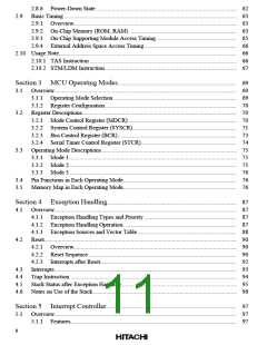 浏览型号HD64F2134TF20的Datasheet PDF文件第11页