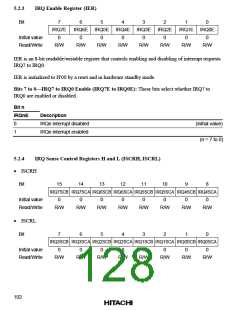 浏览型号HD64F2134TF20的Datasheet PDF文件第128页