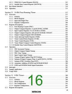 浏览型号HD64F2134TF20的Datasheet PDF文件第16页