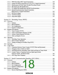 浏览型号HD64F2134TF20的Datasheet PDF文件第18页