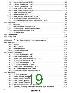 浏览型号HD64F2134TF20的Datasheet PDF文件第19页