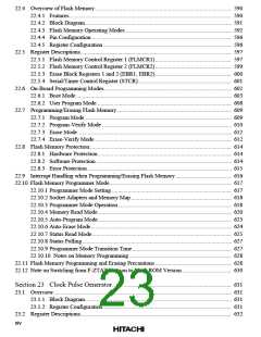 浏览型号HD64F2134TF20的Datasheet PDF文件第23页