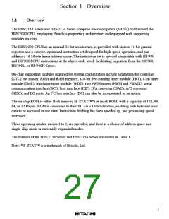 浏览型号HD64F2134TF20的Datasheet PDF文件第27页