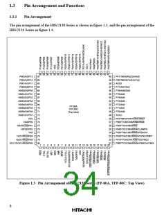 浏览型号HD64F2134TF20的Datasheet PDF文件第34页