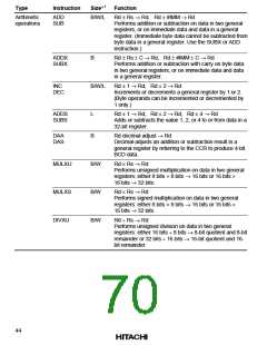 浏览型号HD64F2134TF20的Datasheet PDF文件第70页