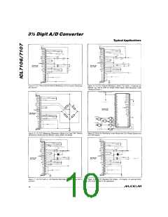 浏览型号ICL7107CQH-TD的Datasheet PDF文件第10页