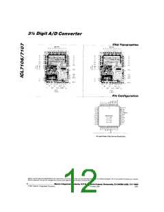 浏览型号ICL7107CQH-TD的Datasheet PDF文件第12页