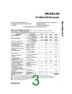 浏览型号ICL7107CQH-TD的Datasheet PDF文件第3页