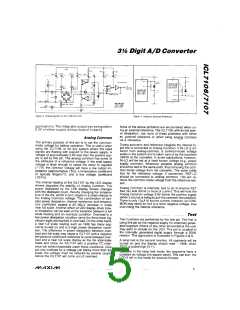 浏览型号ICL7107CQH-TD的Datasheet PDF文件第5页