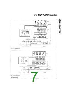 浏览型号ICL7107CQH-TD的Datasheet PDF文件第7页