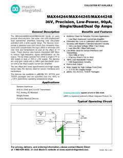 浏览型号MAX44245ASD+的Datasheet PDF文件第1页