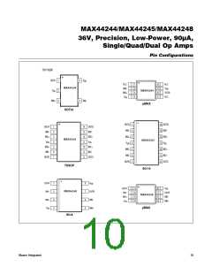 浏览型号MAX44245ASD+的Datasheet PDF文件第10页