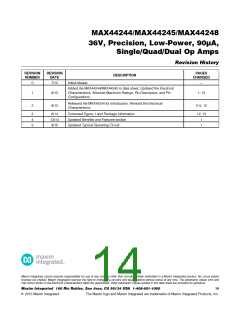 浏览型号MAX44245ASD+的Datasheet PDF文件第14页