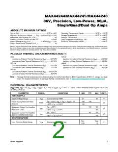 浏览型号MAX44245ASD+的Datasheet PDF文件第2页