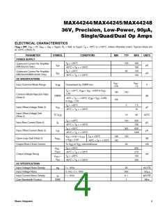 浏览型号MAX44245ASD+的Datasheet PDF文件第4页
