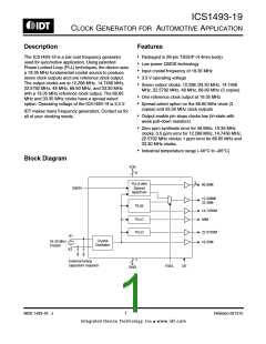 浏览型号1493GI-19LFT的Datasheet PDF文件第1页