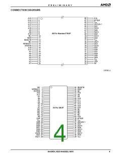 浏览型号AM29DL162CT-120ZF的Datasheet PDF文件第4页