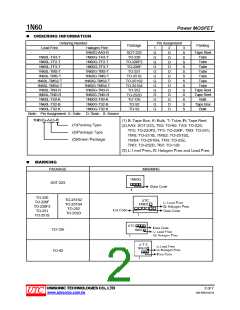 浏览型号1N60G-TMS2-T的Datasheet PDF文件第2页