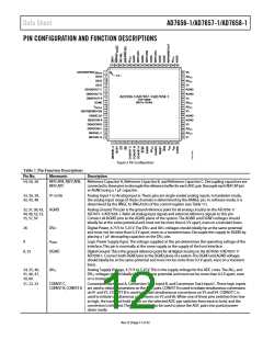 浏览型号AD7656BSTZ-1的Datasheet PDF文件第12页