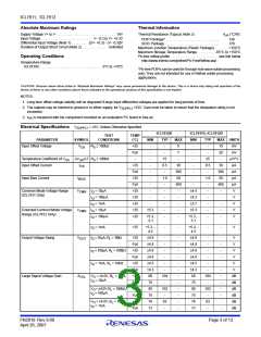浏览型号ICL7611DCPAZ的Datasheet PDF文件第3页