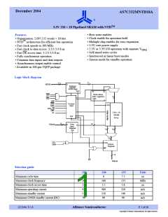 浏览型号AS7C332MNTD18A-133TQIN的Datasheet PDF文件第1页