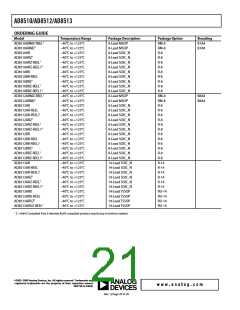 浏览型号AD8513AR-REEL的Datasheet PDF文件第21页