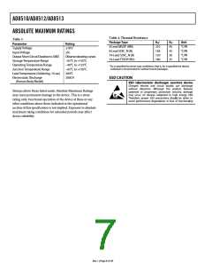 浏览型号AD8513AR-REEL的Datasheet PDF文件第7页