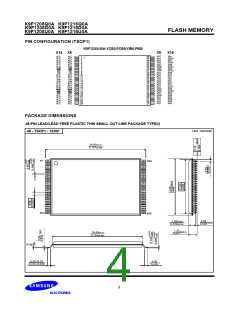 浏览型号K9F1216U0A-DIB00的Datasheet PDF文件第4页