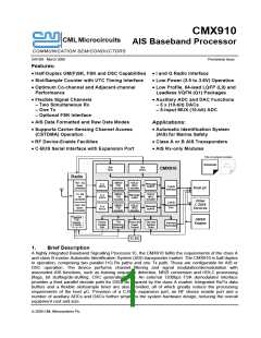 浏览型号CMX910L9的Datasheet PDF文件第1页