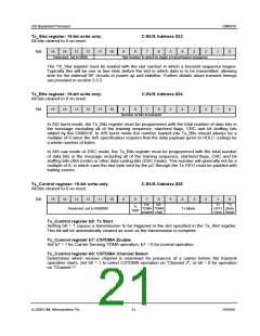 浏览型号CMX910L9的Datasheet PDF文件第21页