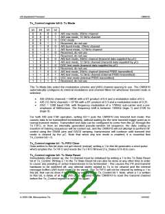 浏览型号CMX910L9的Datasheet PDF文件第22页