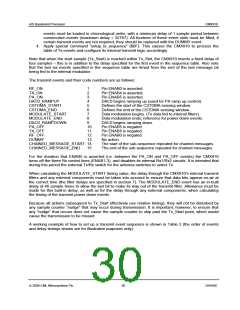 浏览型号CMX910L9的Datasheet PDF文件第30页